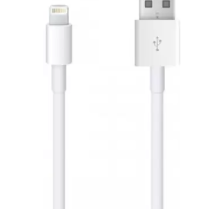 APPLE MXLY2ZM/A 1 m Lightning Cable  (Compatible with Mobile, White, One Cable)